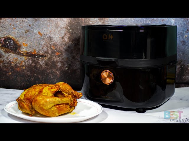 Alpha Pro 10-in-1 Air Fryer & Grill 5.8 QT Review - Making Roasted Chicken and Steak