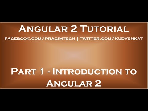 Angular 2 tutorial for beginners