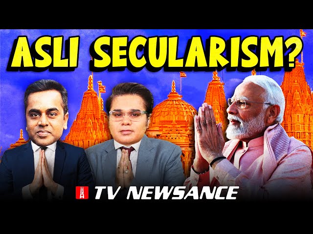 Godi anchors follow PM Modi to UAE and discover secularism! TV Newsance 241