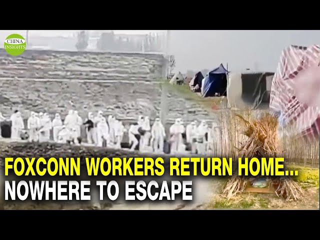 Foxconn enters the state of lockdown/People try to force their way out of blockade in several cities