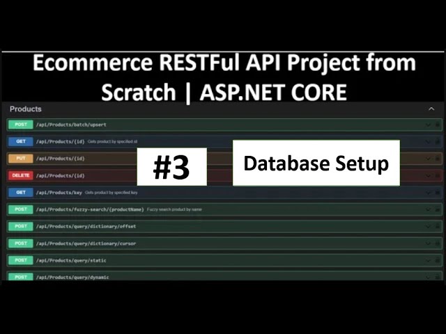 ECommerce Shopping Cart API in ASP.NET CORE PART-3
