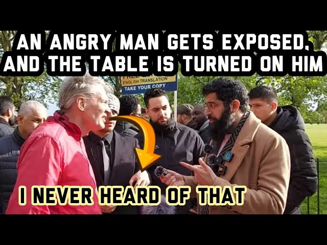 Angry Man Tries To Show Off Gets Educated! Smile2Jannah And Visitor Speakers Corner Sam Dawah