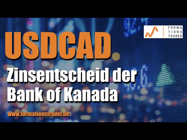 USDCAD: Zinsentscheid der Bank of Kanada