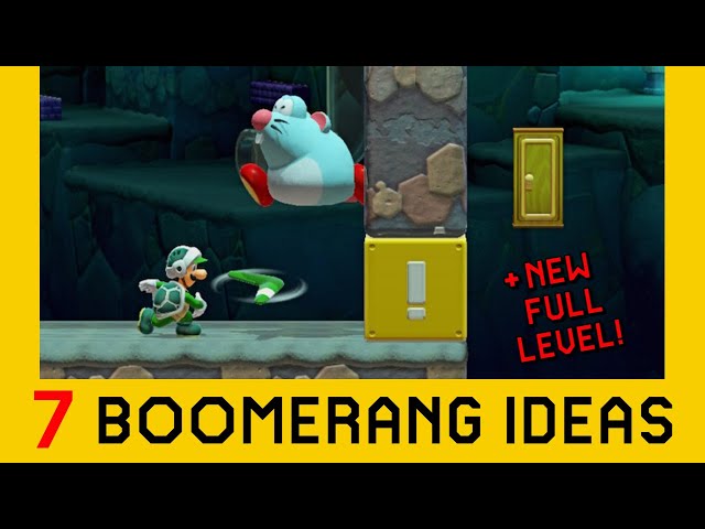 7 Ideas with the Boomerang (Part 3) - Super Mario Maker 2