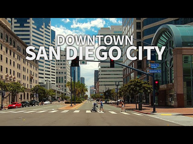 SAN DIEGO - Driving Downtown San Diego City (Part-6), California, USA -2.7K QHD