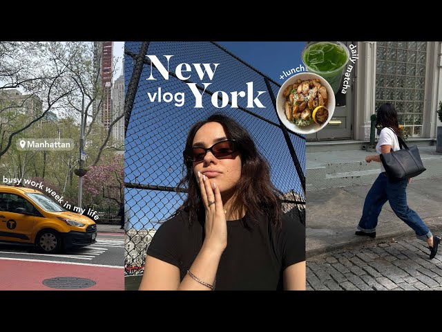 life in nyc | spring days, work events & evening runs