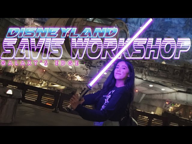 Building A Custom Lightsaber At Disneyland was Awesome! Savi's Workshop