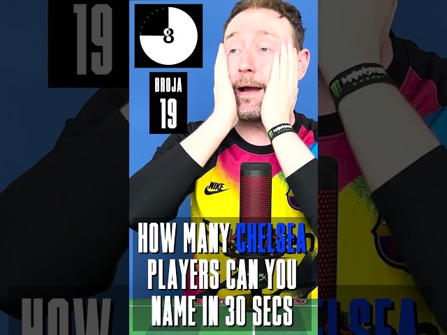 How Many Chelsea Players Can You Name In 30 Seconds?