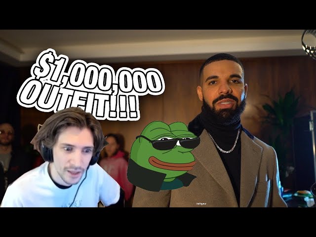 xQc reacts to How Much is Your Outfit? Feat. Drake