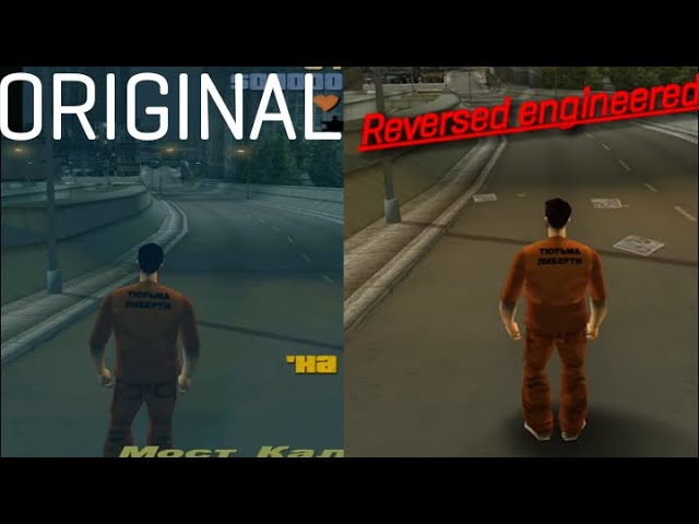 GTA 3 original vs reversed engineered