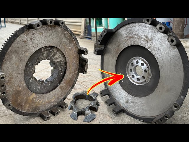 The Shocking process of my Life // How Mechanic Repaired Broken Clutch Flywheel From Special Mind…