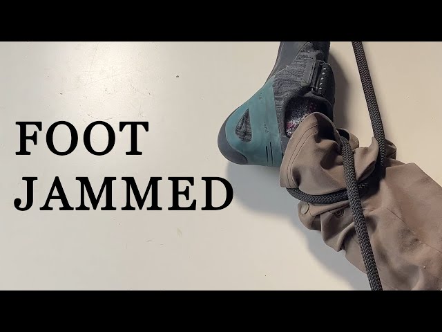 Don't Let This Happen to You!  (FOOT STUCK)