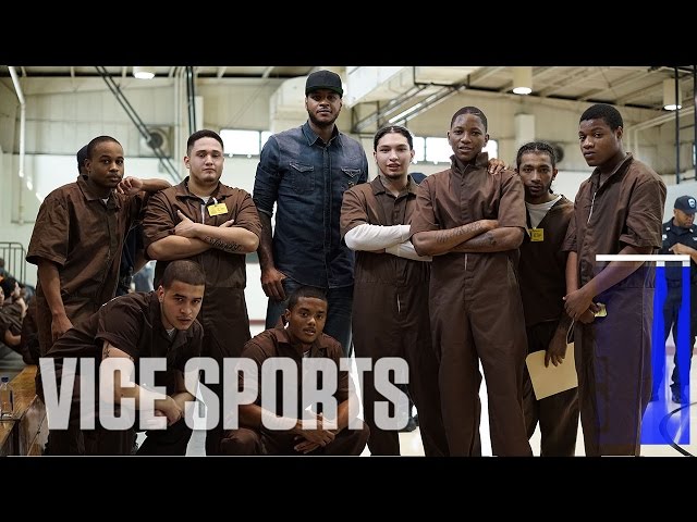 Carmelo Anthony Visits Rikers Island: Stay Melo