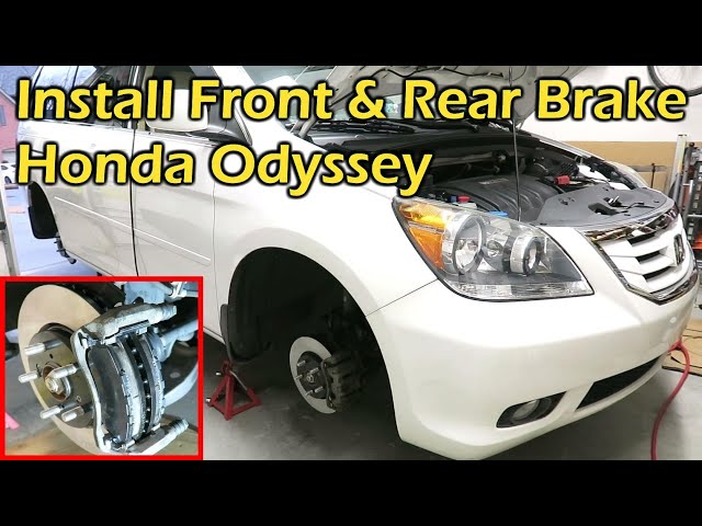 Install Front & Rear Brake Pad Rotor - Honda Odyssey (2005 - 2010)