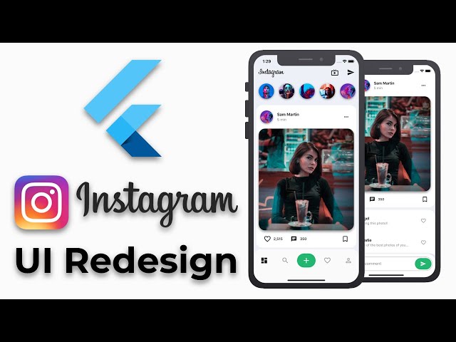 Flutter Instagram UI Redesign | Speed Code