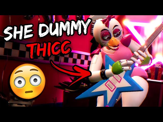 Dummy Thicc Chica | Sus FNAF Security Breach Mods #shorts