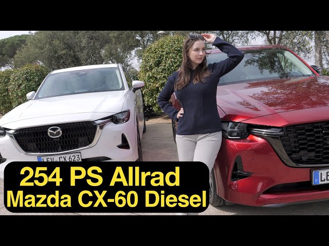 Mazda CX-60 e-Skyactiv D 254: Für wen Allrad und 254 PS besser sind als 200 PS [4K] - Autophorie