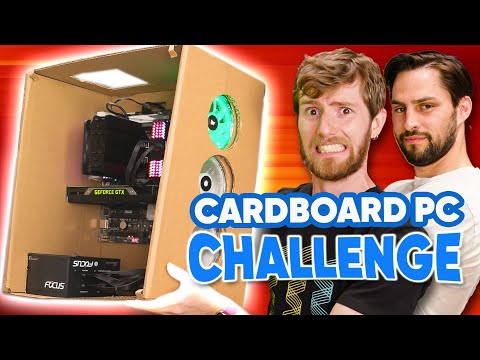 Cardboard DIY PC Case Building Challenge!