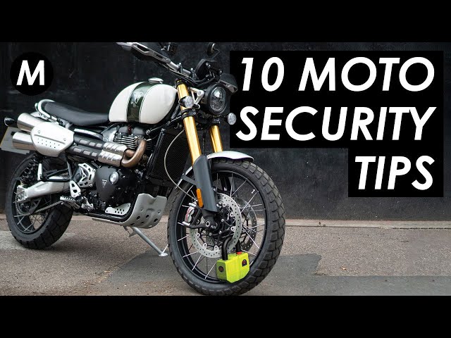 10 Motorcycle Security Tips For Commuters
