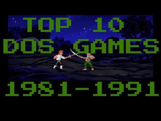 The Top 10 best PC DOS games of 1981 - 1991