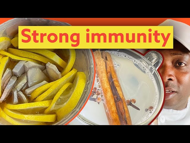 Mix lemon and honey for a strong immunity - helps fight cold and flu!!!