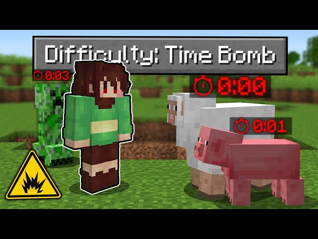 Minecraft, but EVERYTHING is a Bomb!