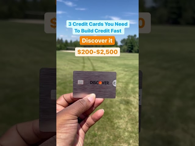 Top 3 credit cards you need to build credit