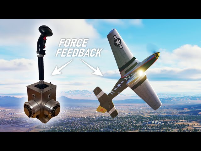 Flying Warbirds with a FORCE FEEDBACK Stick is Incredible! | DCS - FFBeast