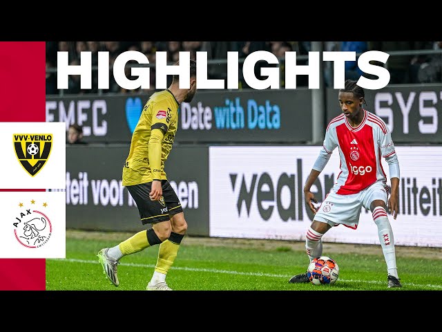 Highlights VVV-Venlo - Jong Ajax | Keuken Kampioen Divisie