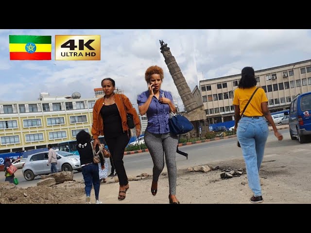 4ኪሎ አካባቢ ፈረሰ , 🇪🇹 Addis Ababa walking Tour 2024 , Ethiopia [4K]