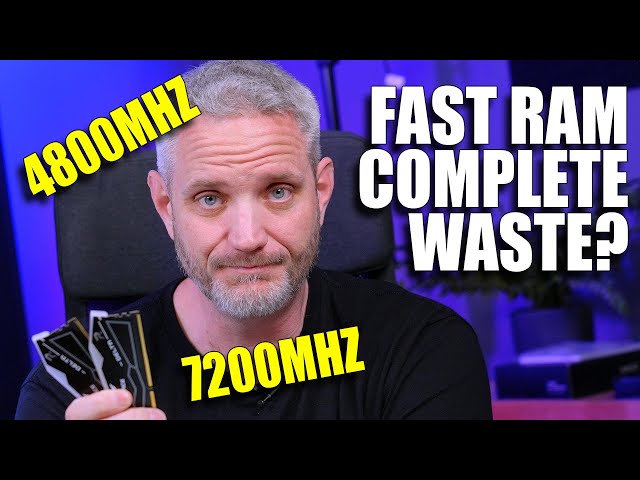 Stop wasting money on fast Ram!! 7200MHz vs 4800MHz...
