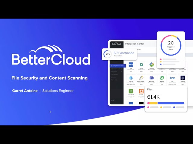 File Security and Content Scanning - BetterCloud