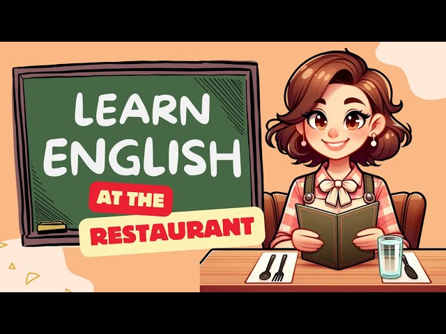 At the Restaurant  | English Conversation Practice | Improve Speaking Skills