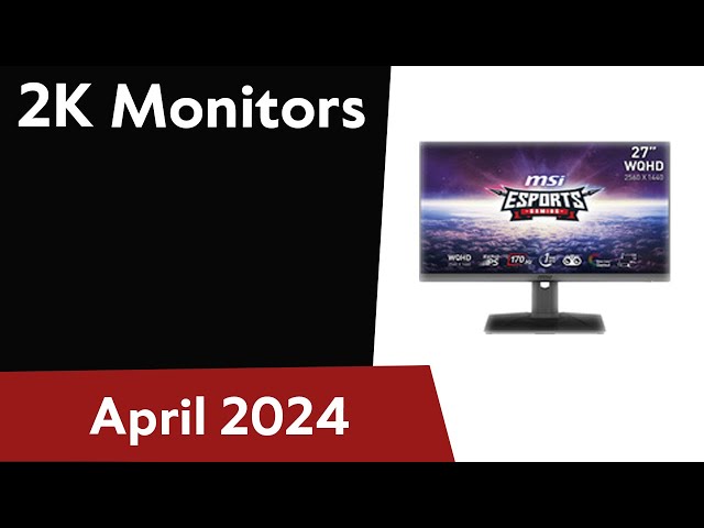TOP-6. Best 2K Monitors (Quad-HD, 1440p). April 2024