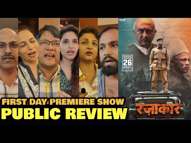 Razakar Movie PUBLIC REVIEW | First Day Premiere Show | Hindi Release