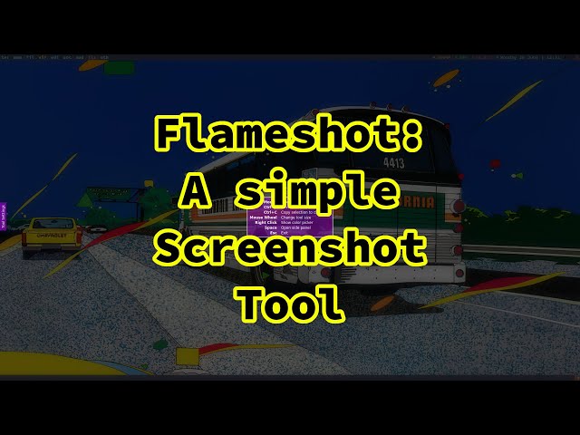 Flameshot: A simple comprehensive screenshot tool