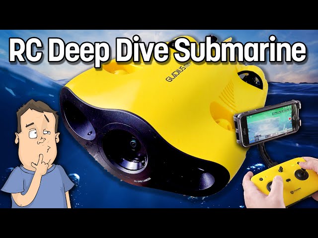 RC Gladius Mini Submarine Dives 300ft deep in salt water like a boss! - @Barnacules