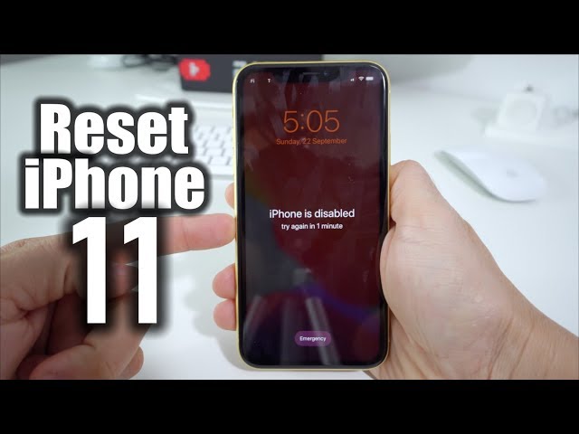 How To Reset & Restore your Apple iPhone 11 - Factory Reset