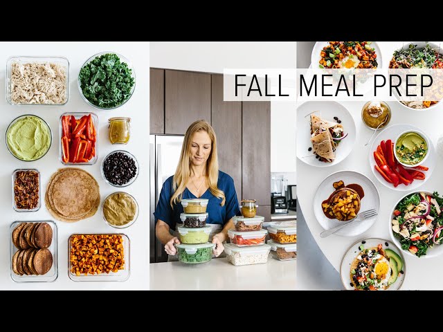 MEAL PREP for FALL | healthy recipes + PDF guide