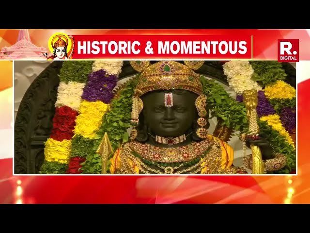 Watch: First Darshan of Ram Lalla After Auspicious Pran Pratishtha Ceremony | Ayodhya | Ram Mandir