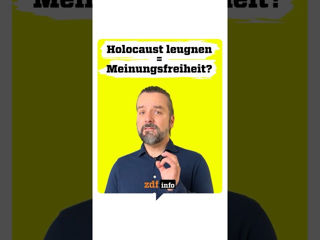 Darum ist den Holocaust zu leugnen, keine Meinungsfreiheit  | ZDFinfo Doku