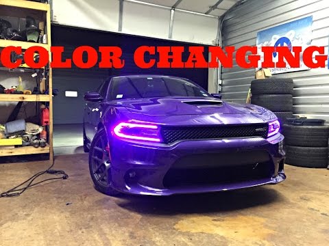 2015+ Dodge Charger RGBW DRL LED Boards Diode Dynamics Installation by ModFX