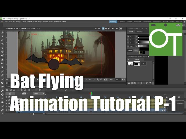 OpenToonz vector Animation tutorial for beginners part 1 #opentoonz #animation