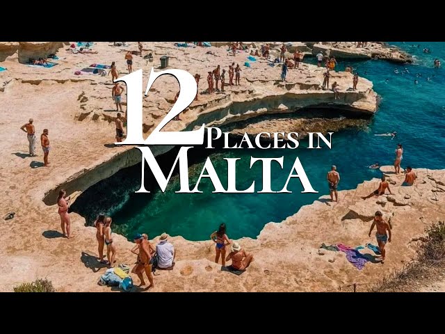 12 Most Beautiful Places to Visit in Malta 4K 🇲🇹 | Valletta | Marsaxlokk