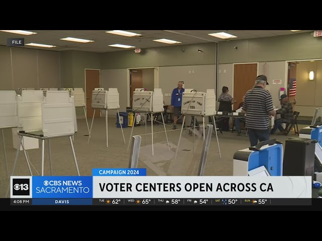 Vote centers open across California