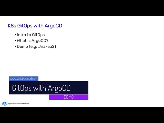 Demo | Using GitOps and ArgoCD to deploy and manage K8s clusters with Palette