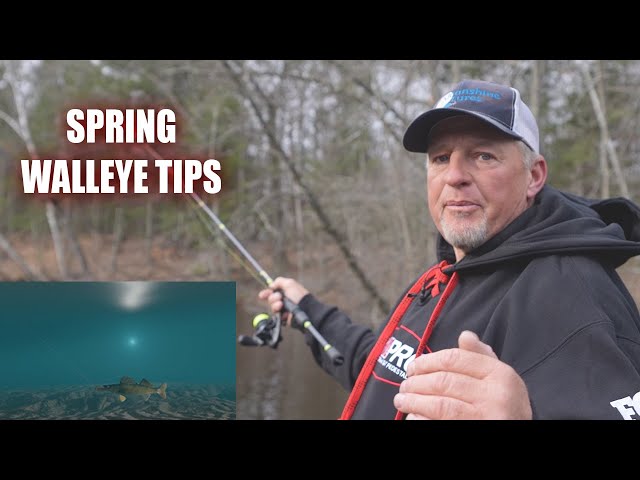 How to Fish River Walleyes in the Spring (TIPS & TRICKS)