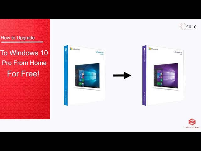 How to Upgrade To Windows 10 Pro From Home Edition For Free!