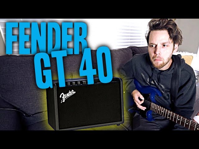 NEW FUN GUITAR AMP | Fender Mustang GT 40 Amp Unboxing & First Impressions Review