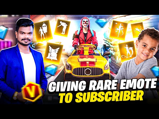 Gifting DJ Alok Emote To My Subscribers 😍 Crying Moment | PVS GAMING || FREE FIRE INDIA
